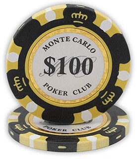 Foto 1 | Fichas De Póquer Da Vinci Monte Carlo Poker Club 14 G X50 Negras - Venta Internacional.