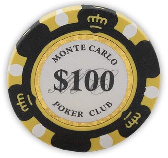 Foto 2 | Fichas De Póquer Da Vinci Monte Carlo Poker Club 14 G X50 Negras - Venta Internacional.