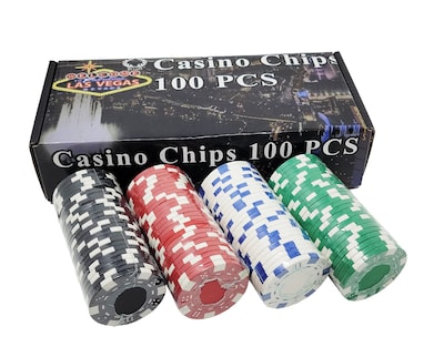 Foto 1 | Fichas De Póker Da Vinci 100 De 11,5 G En Caja De Regalo De Las Vegas - Venta Internacional.