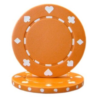Foto 1 | Juego De 50 Fichas De Póquer Brybelly 50 Suit, 11,5 G (naranja) - Venta Internacional.
