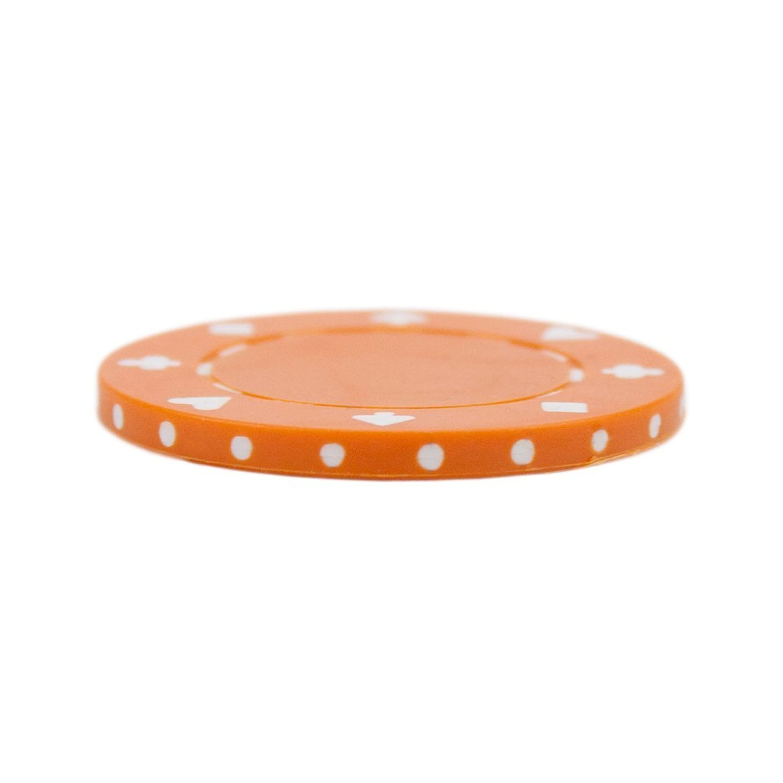 Foto 2 | Juego De 50 Fichas De Póquer Brybelly 50 Suit, 11,5 G (naranja) - Venta Internacional.