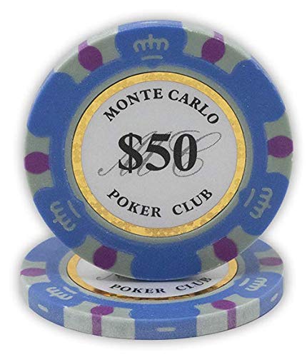 Foto 2 pulgar | Fichas De Póquer Da Vinci Monte Carlo Poker Club  14 G X 50  Color Verde Azulado - Venta Internacional.