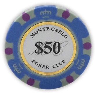 Foto 2 | Fichas De Póquer Da Vinci Monte Carlo Poker Club 14 G X 50 Color Verde Azulado - Venta Internacional.