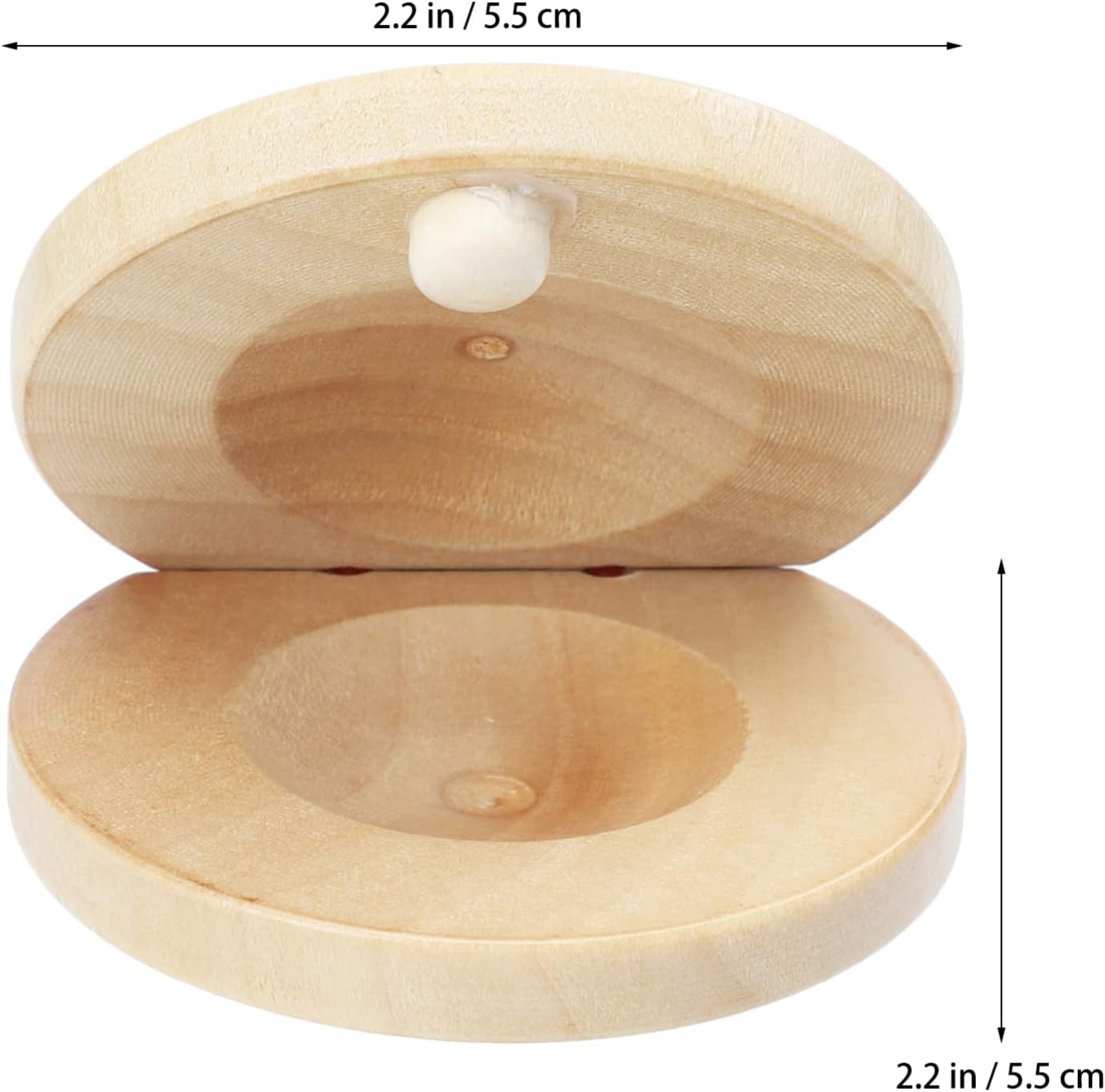 Foto 4 | Venta Internacional - Castañuelas Jieyou de Madera 2 Pares