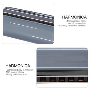 Foto 3 | Armónica De 10 Hoyos Blues A Key Wind P Con Bronce Fosforado - Venta Internacional.