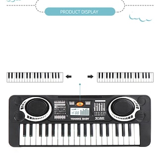 Foto 5 | Teclado Infantil Toy Electronic Piano Baby Piano De 37 Teclas - Venta Internacional.