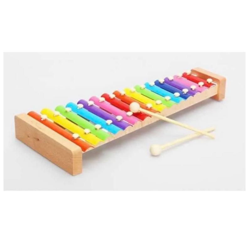 Foto 4 pulgar | Juguete Musical Educativo Didáctico De Madera De 15 Notas Con Xilófono - Venta Internacional.