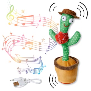 Foto 3 | Cactus Luminoso 50 Sonidos Baila Canta Y Repite Voz Juguete Color Verde