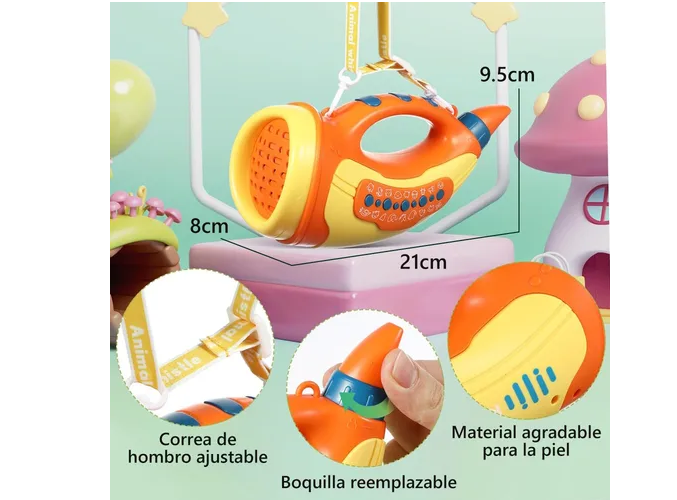 Foto 5 pulgar | Xtellar Trompeta Educativa Interactiva Para Niños - Sonidos De La Naturaleza Y Animales