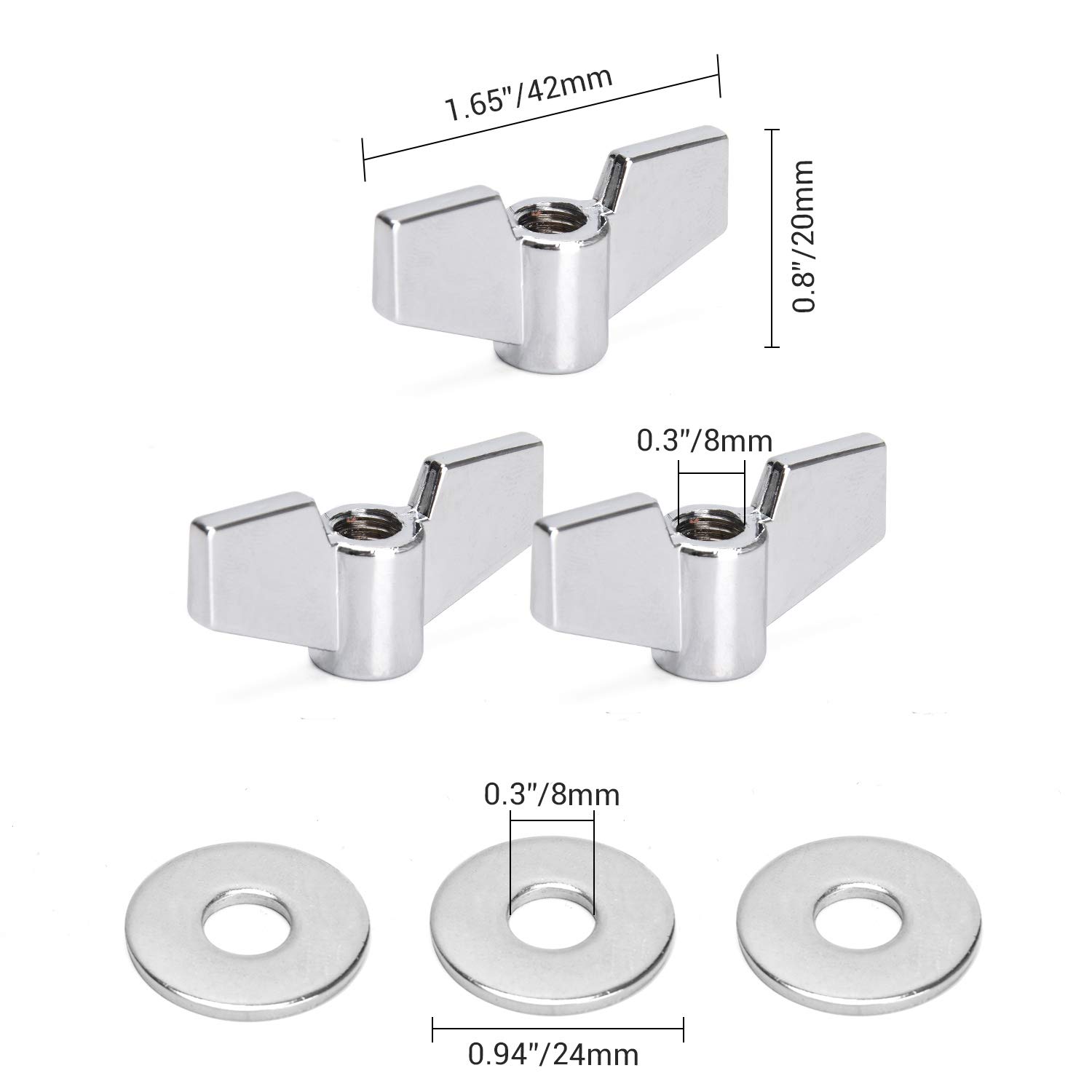 Foto 5 pulgar | Juego De Accesorios Para Platillos Facmogu  23 Piezas  Con Fieltros Para Soporte Para Platillos - Venta Internacional.