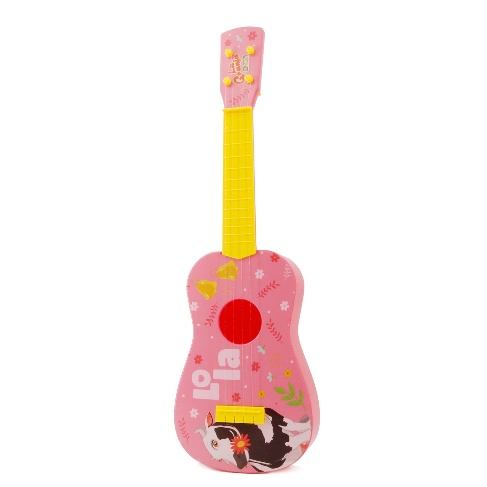 Foto 2 pulgar | Guitarra Infantil La Granja de Zenón Vaca Lola Rosa 59 cm