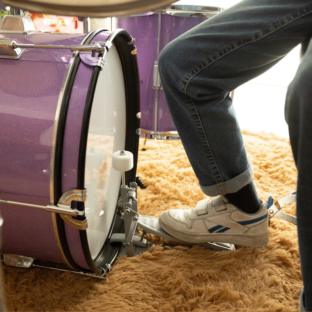 Foto 8 | Batería Acústica Aureal Galax Púrpura para Niños