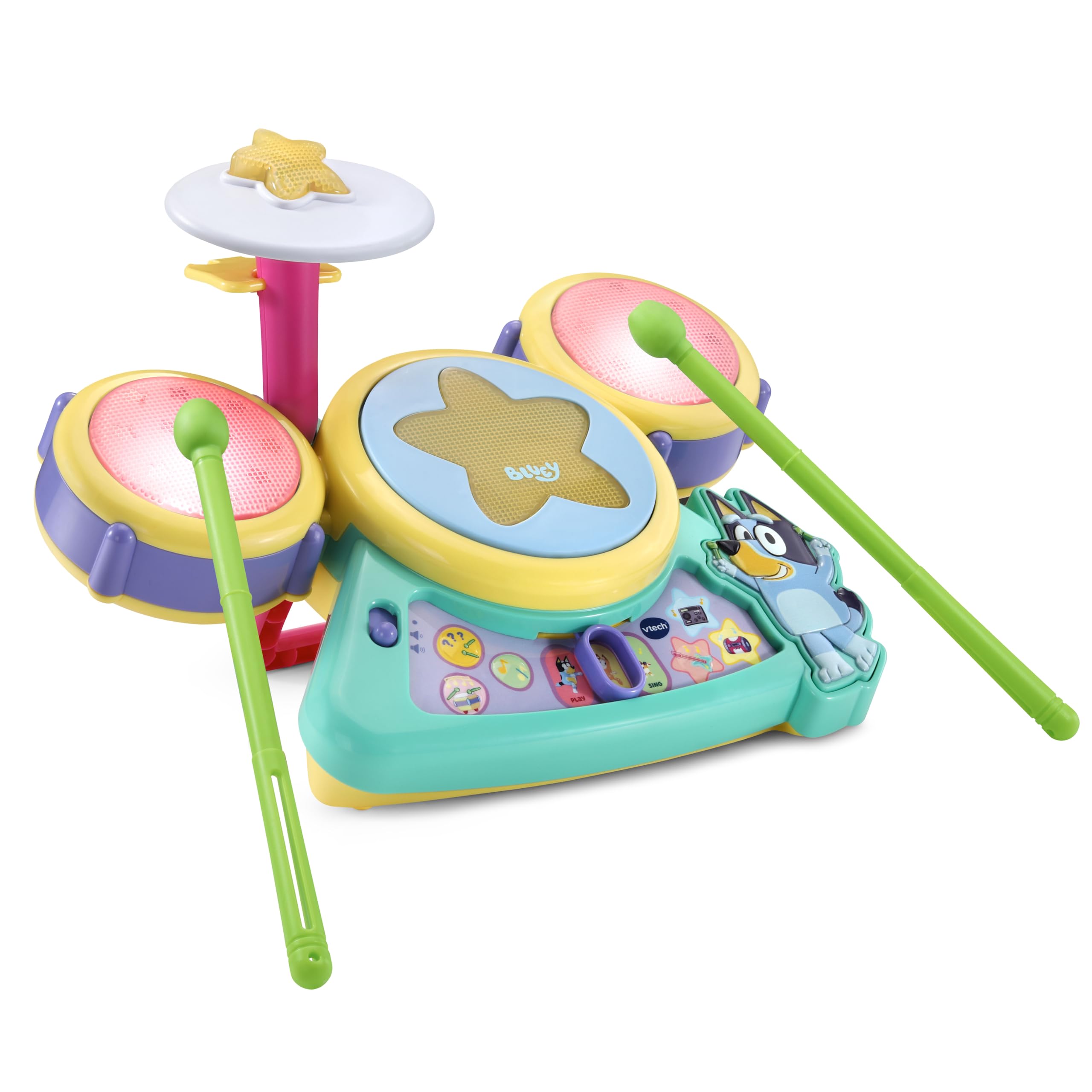 Foto 4 pulgar | Batería Vtech Bluey Hooray con Luz y Sonido - Venta Internacional