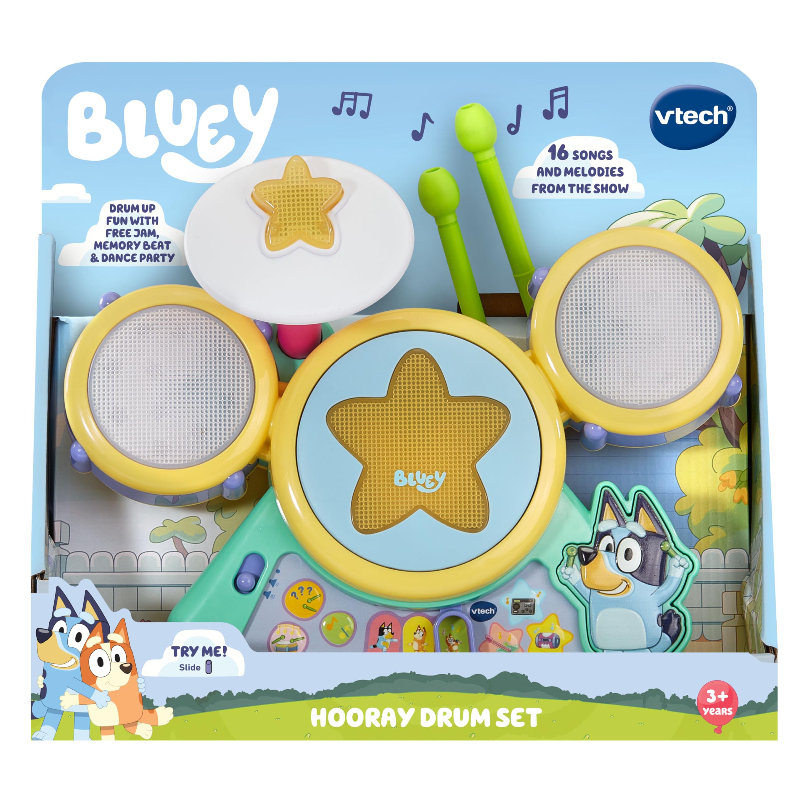 Foto 5 pulgar | Batería Vtech Bluey Hooray con Luz y Sonido - Venta Internacional