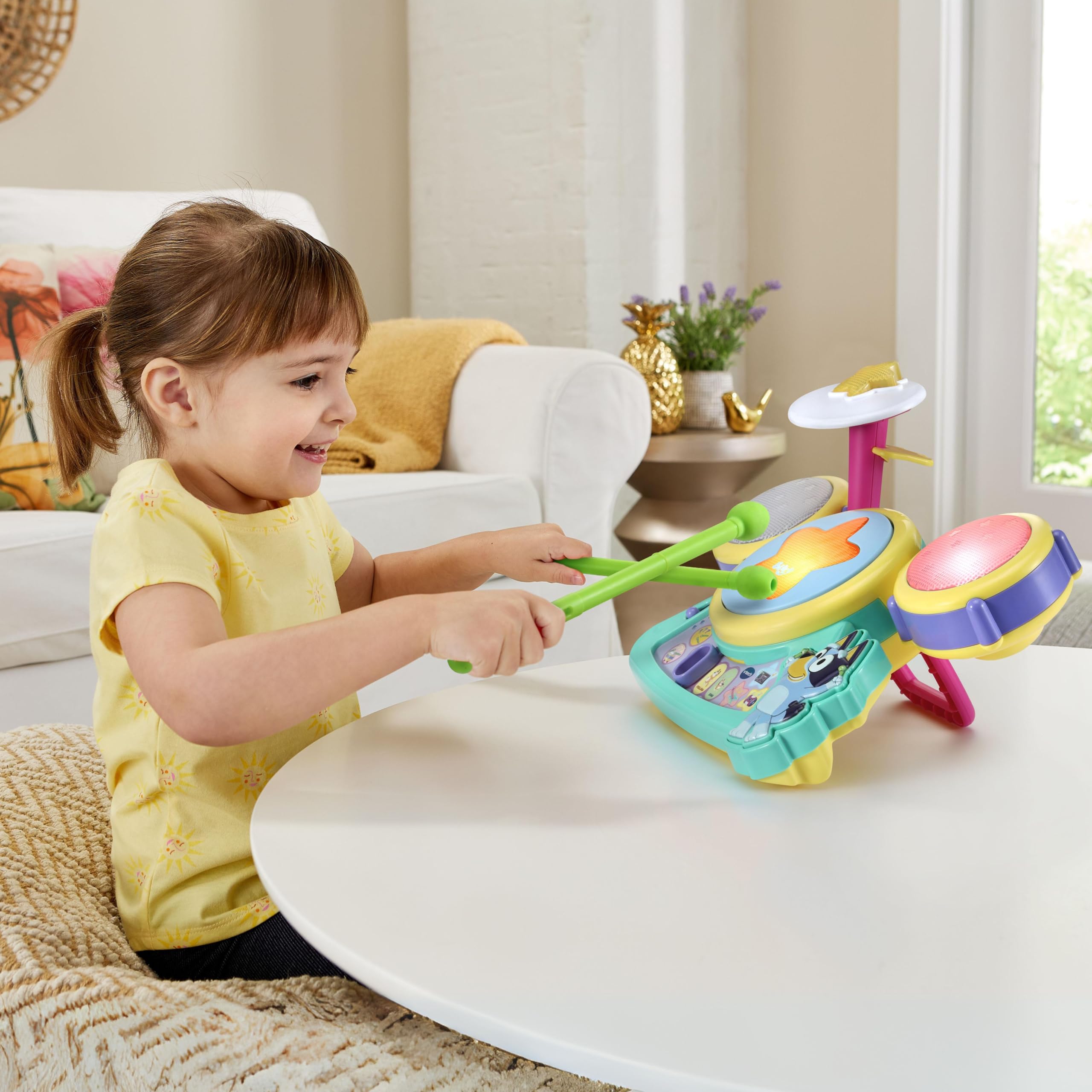 Foto 7 | Batería Vtech Bluey Hooray con Luz y Sonido - Venta Internacional