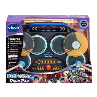 Foto 7 | Tambor Pad Vtech Kidi Star Black Con 20 Sonidos Estilo Batería - Venta Internacional.