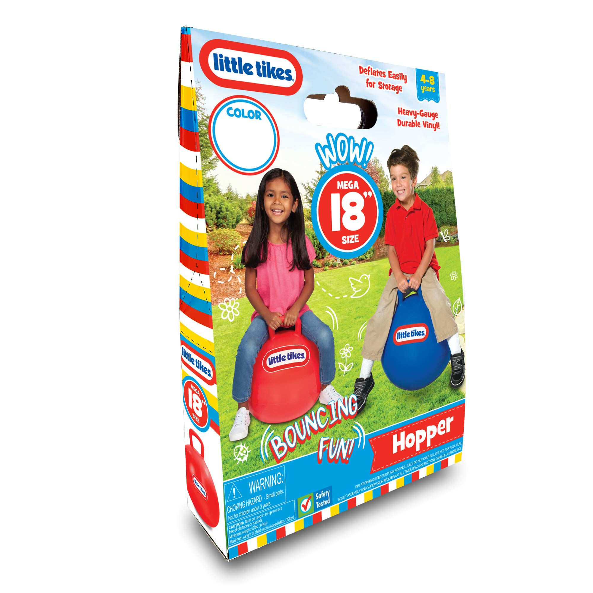 Foto 4 pulgar | Pelota Inflable Hopper Little Tikes 18 Roja Para Niños De 4 A 8 Años - Venta Internacional.