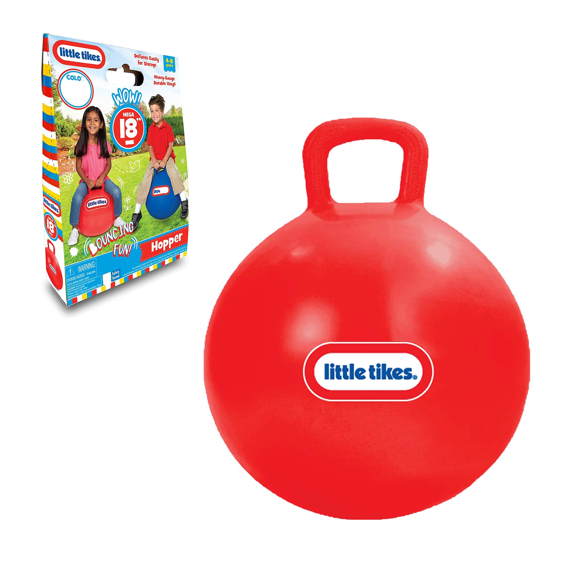 Foto 6 pulgar | Pelota Inflable Hopper Little Tikes 18 Roja Para Niños De 4 A 8 Años - Venta Internacional.