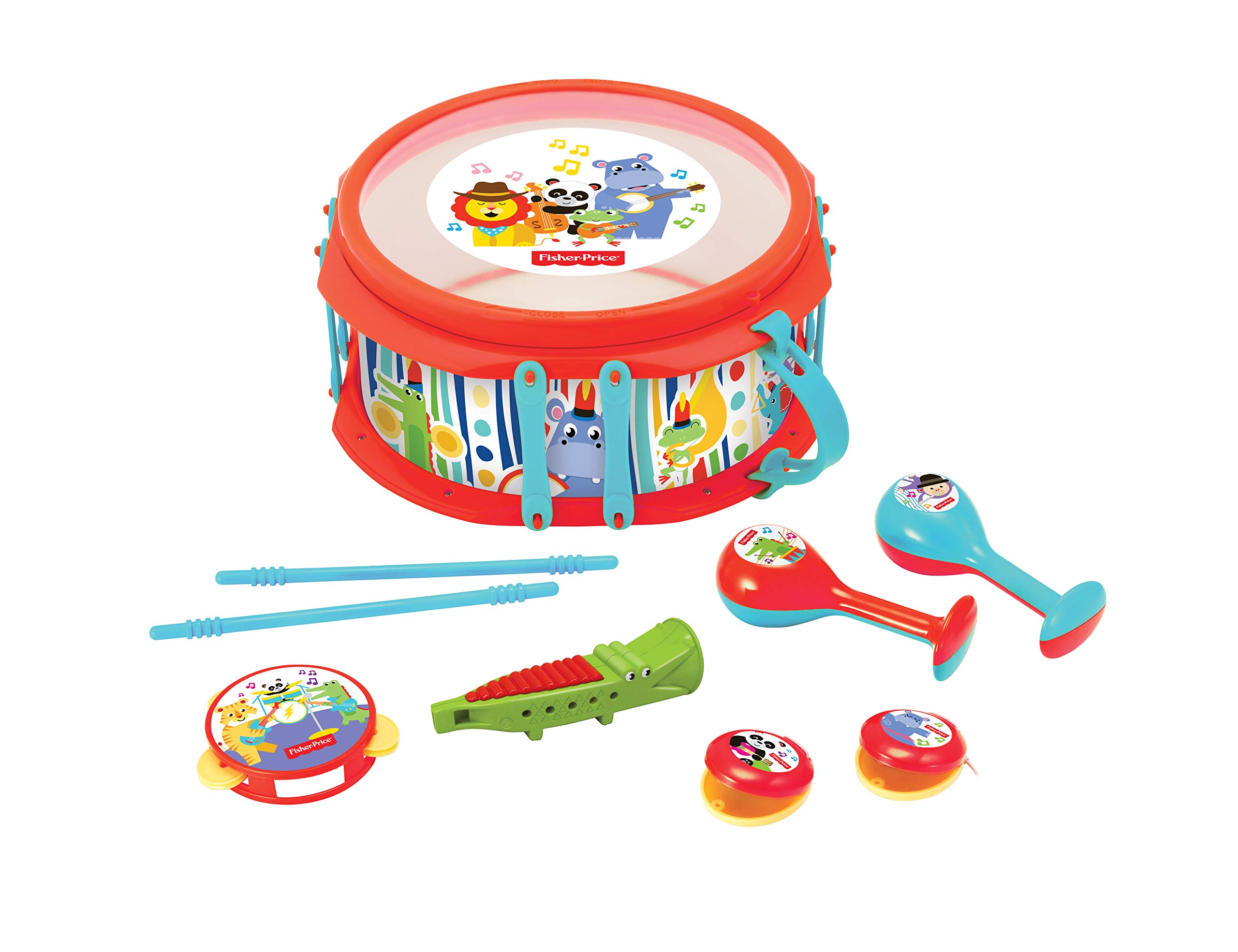 Foto 2 pulgar | Set de Batería Fisher-price Rainforest Musical Band 9 Piezas - Venta Internacional