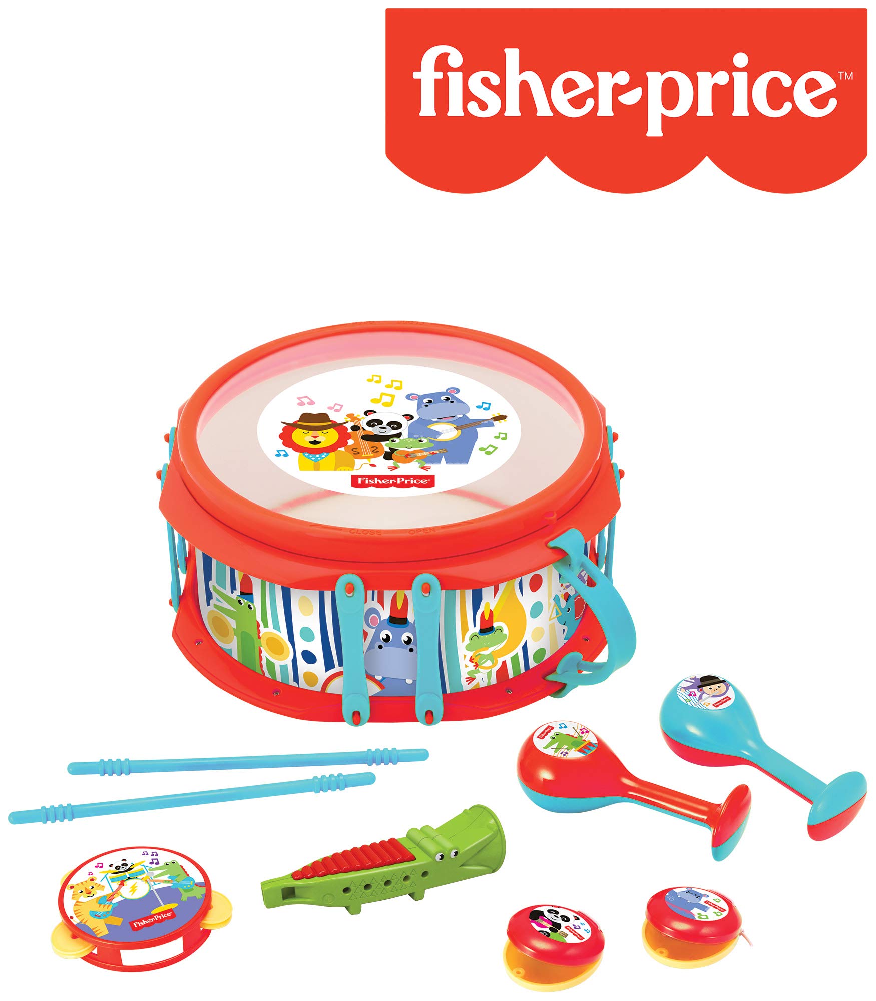 Foto 4 pulgar | Set de Batería Fisher-price Rainforest Musical Band 9 Piezas - Venta Internacional