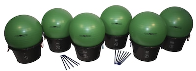 Foto 3 | Juego De 6 Cubos Drum-n-store Sportime, Color Negro, 18 X 12 Cm - Venta Internacional.