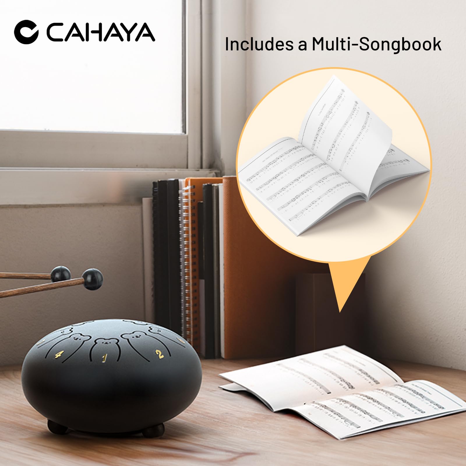 Foto 6 pulgar | Tambor De Acero Cahaya De 6 Pulgadas Y 8 Notas Con Libro De Música Y Bolsa - Venta Internacional.