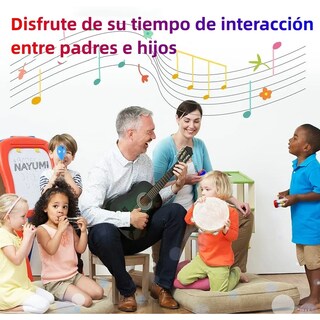 Foto 5 | Instrumentos Musicales Percusión De Madera Para Niños 22pcs Lab.g Multicolor
