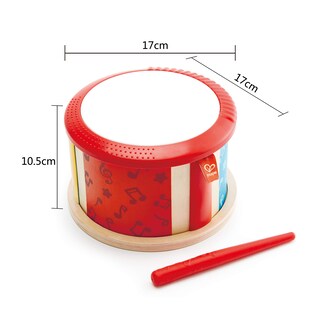 Foto 5 | Madera Con Forma De Tambor Musical De Doble Cara Para Niños Pequeños Con Palo - Venta Internacional.