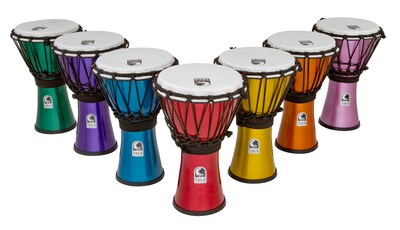 Foto 1 | Set De Djembe Toca Tfcdj-7ms Color Sound Con 7 Colores Metálicos - Venta Internacional.