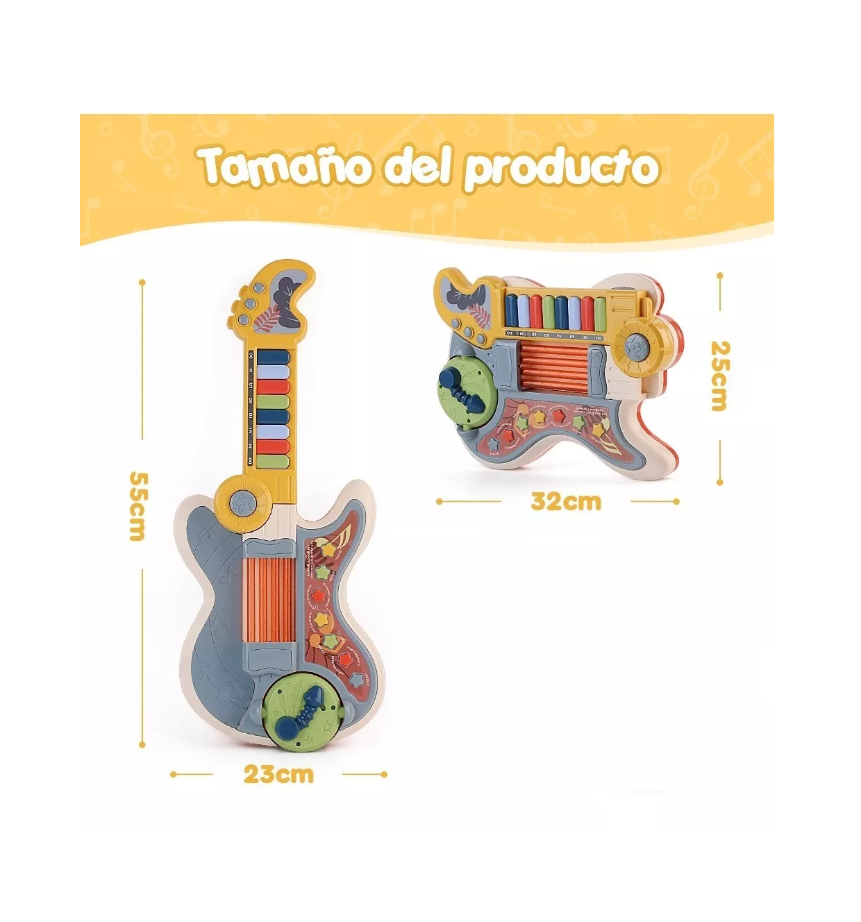 Foto 3 pulgar | Guitarra Eléctrica con Piano Lab.G Multicolor para Niños