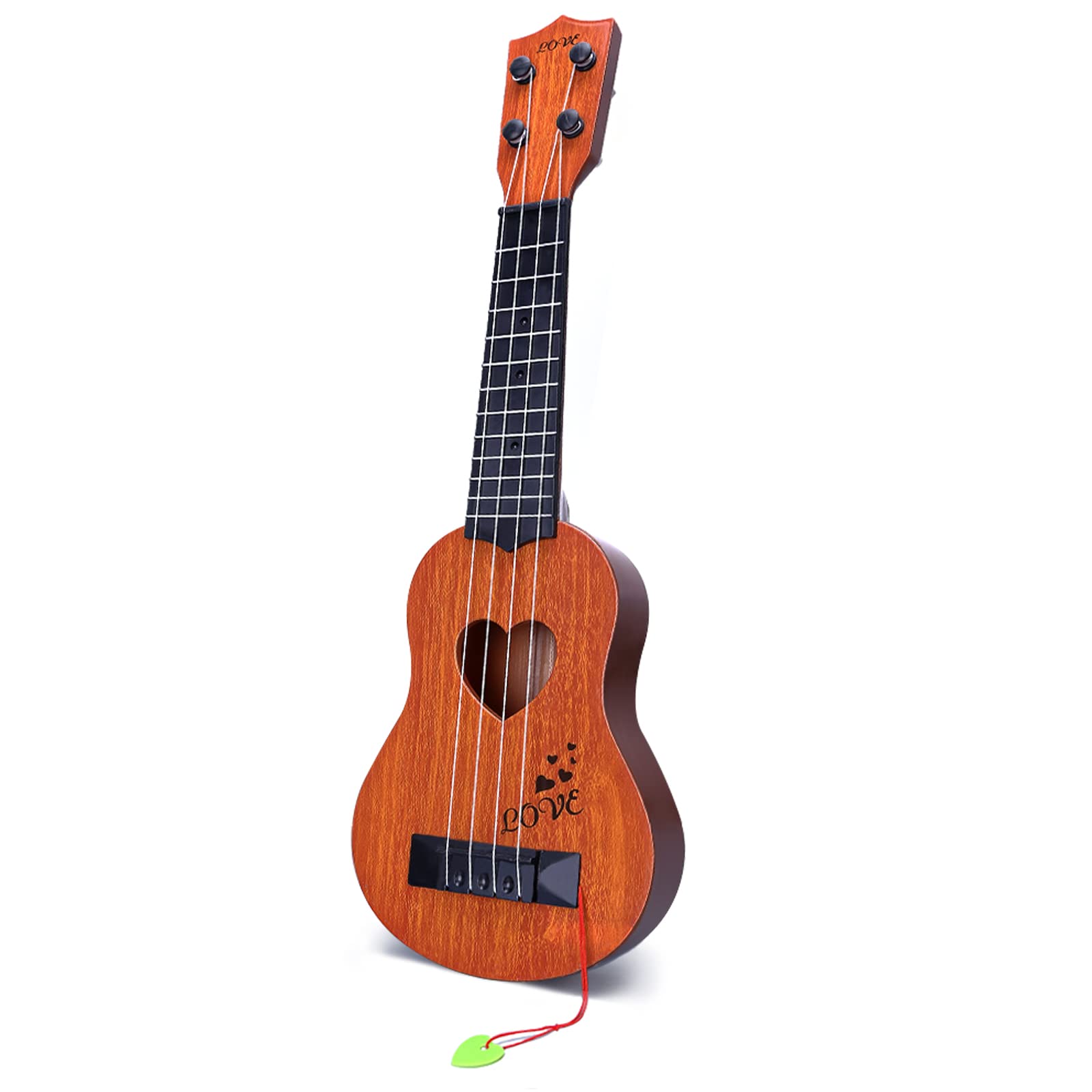 Foto 2 pulgar | Venta Internacional - Ukelele De Juguete Yezi, Instrumento Musical Clásico Para Niños, Color Marrón