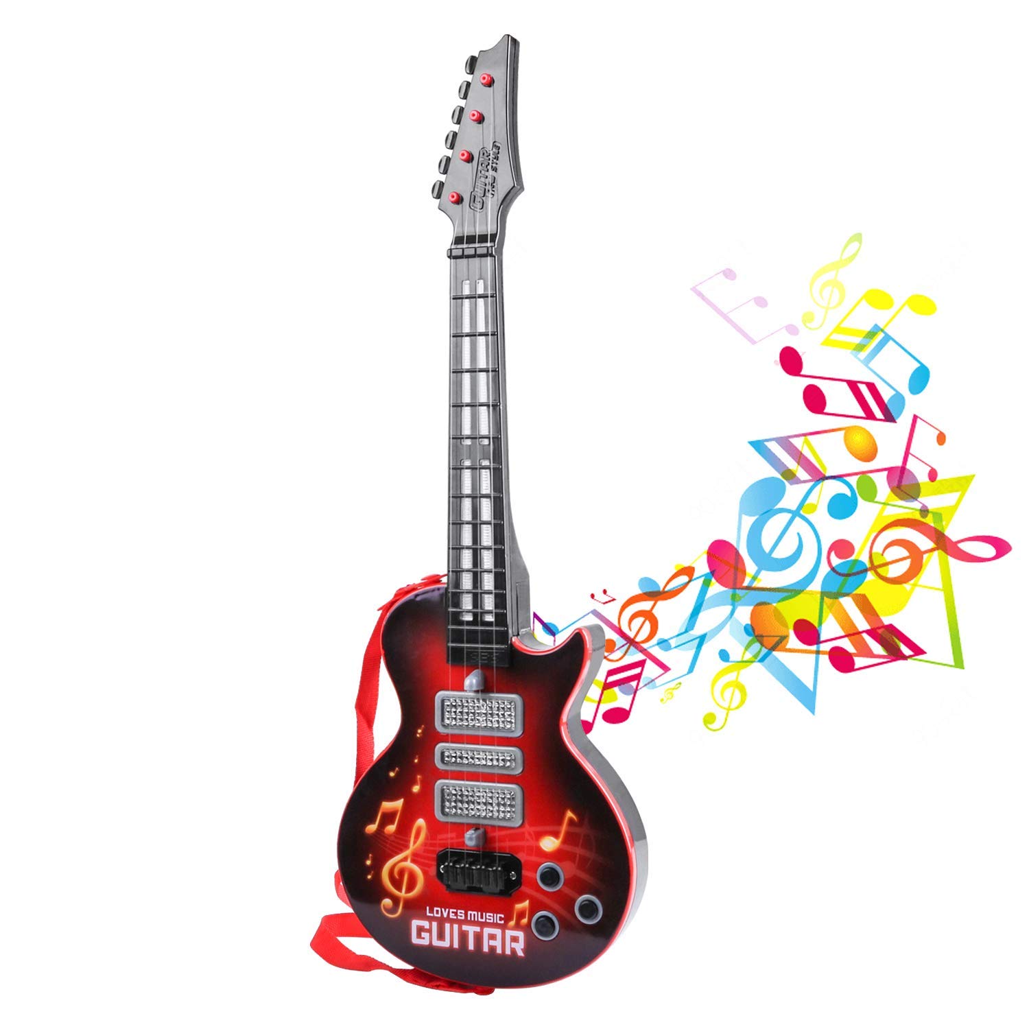 Foto 2 pulgar | Guitarra De Juguete Musical M Sanmersen Eléctrica De 4 Cuerdas Para Niños - Venta Internacional.