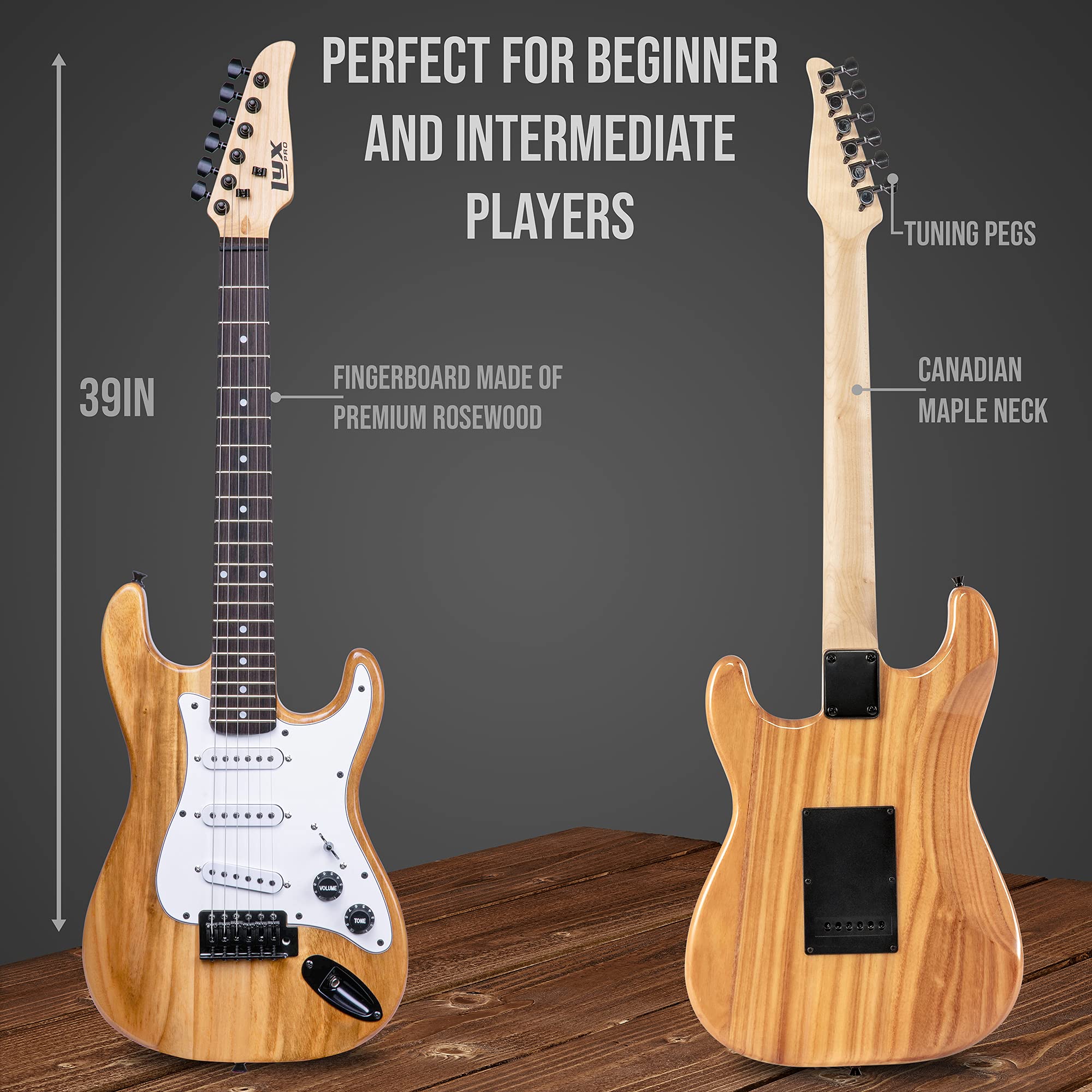 Foto 4 pulgar | Guitarra Eléctrica Lyxpro De 36 Pulgadas Con Kit Para Niños De Tamaño 3/4 - Venta Internacional.