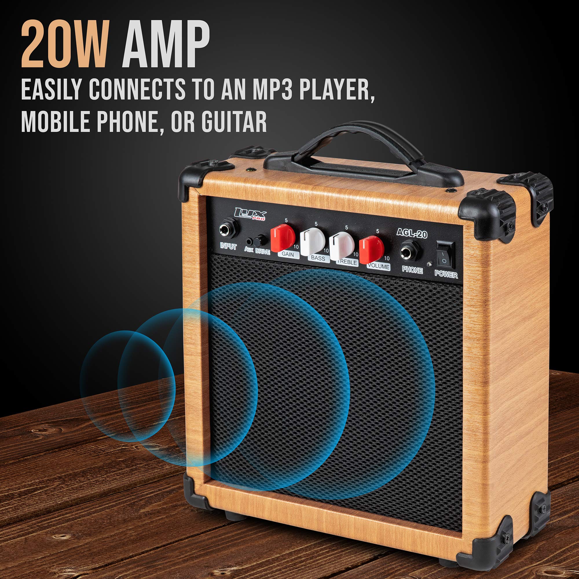Foto 5 pulgar | Guitarra Eléctrica Lyxpro De 36 Pulgadas Con Kit Para Niños De Tamaño 3/4 - Venta Internacional.