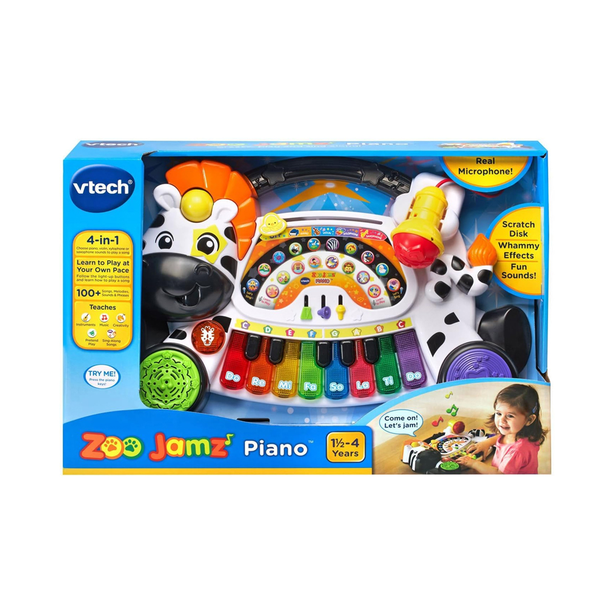 Foto 4 pulgar | Piano Para Niños Vtech Zoo Jamz Piano