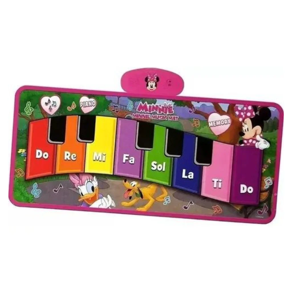 Alfombra Piano Musical Interactivo Disney Multicolor Minnie Mouse