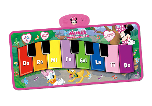 Foto 3 pulgar | Alfombra Piano Musical Interactivo Disney Multicolor Minnie Mouse