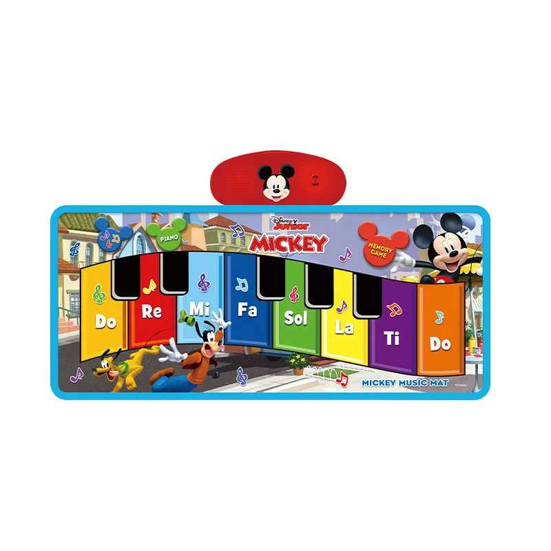 Alfombra Piano Musical Interactivo Disney Multicolor Mickey Mouse