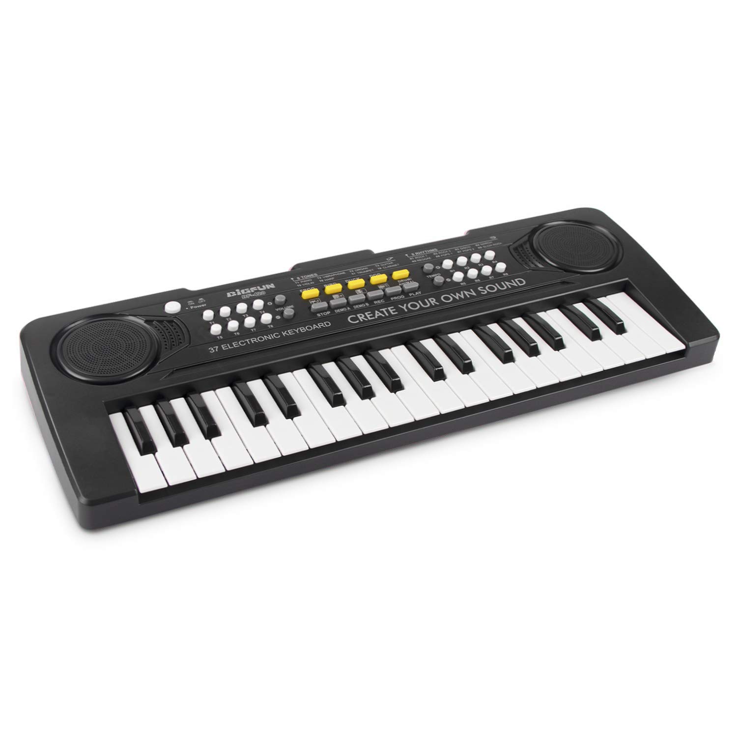 Venta Internacional - Teclado Y Piano Aperfectlife Kids Portátil De 37 Teclas Con Micrófono Negro