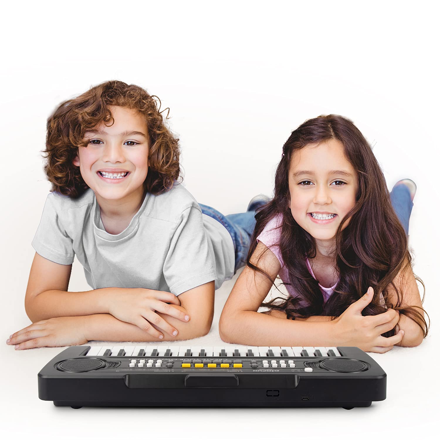 Foto 6 | Venta Internacional - Teclado Y Piano Aperfectlife Kids Portátil De 37 Teclas Con Micrófono Negro