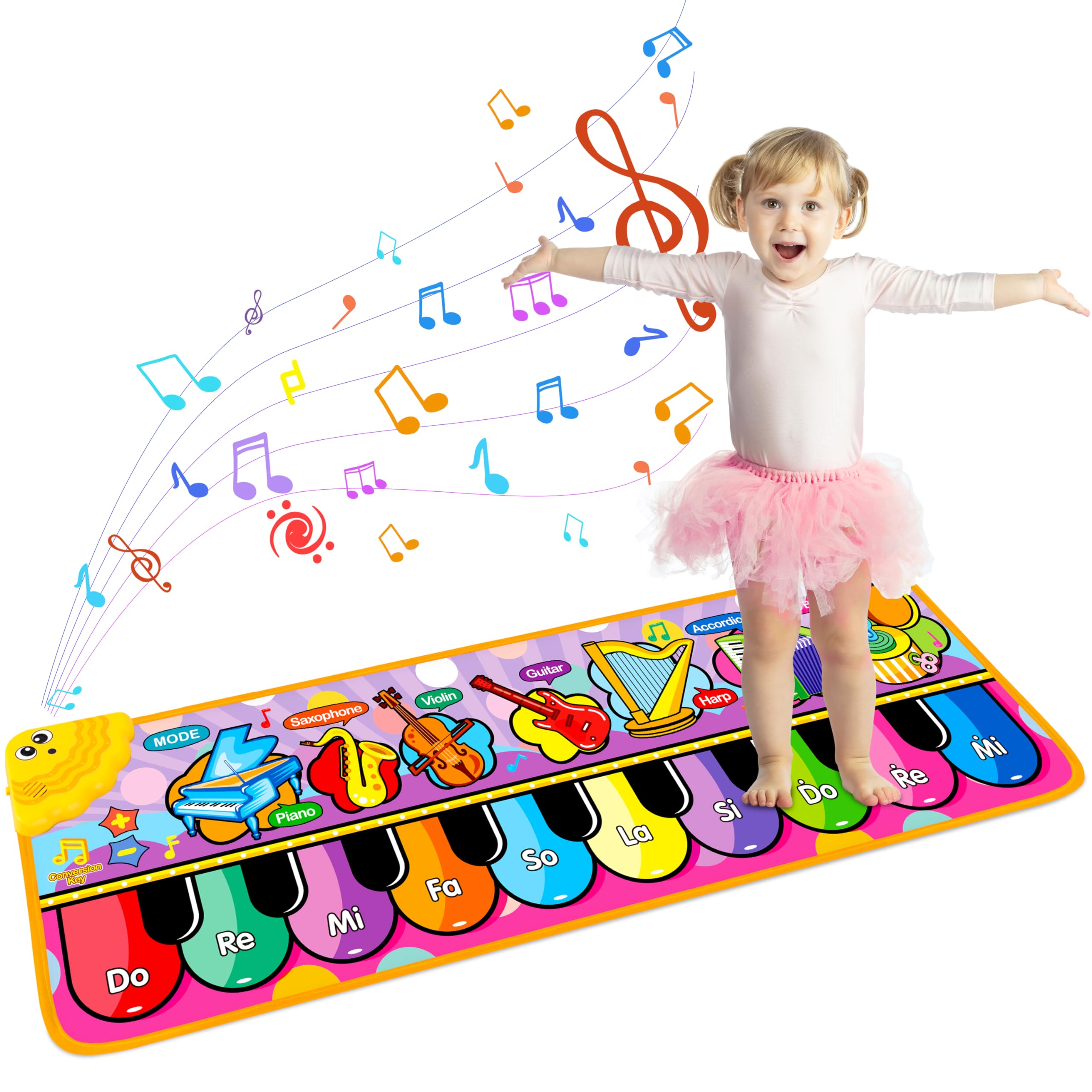 Venta Internacional - Alfombrilla Para Piano Musical Mr.tn Kids Con 25 Sonidos Musicales De 1 A 6 Años O Más $818