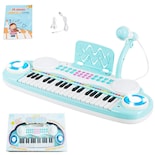 Teclado Electrónico Piano Costzon 37 Teclas Para Niños Azul - Venta Internacional.