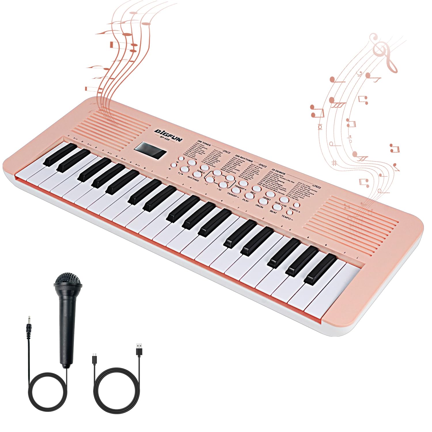 Teclado Piano Raimy Kids 37 Teclas Con 2 Altavoces Para Niños De Más De 3 Años - Venta Internacional.