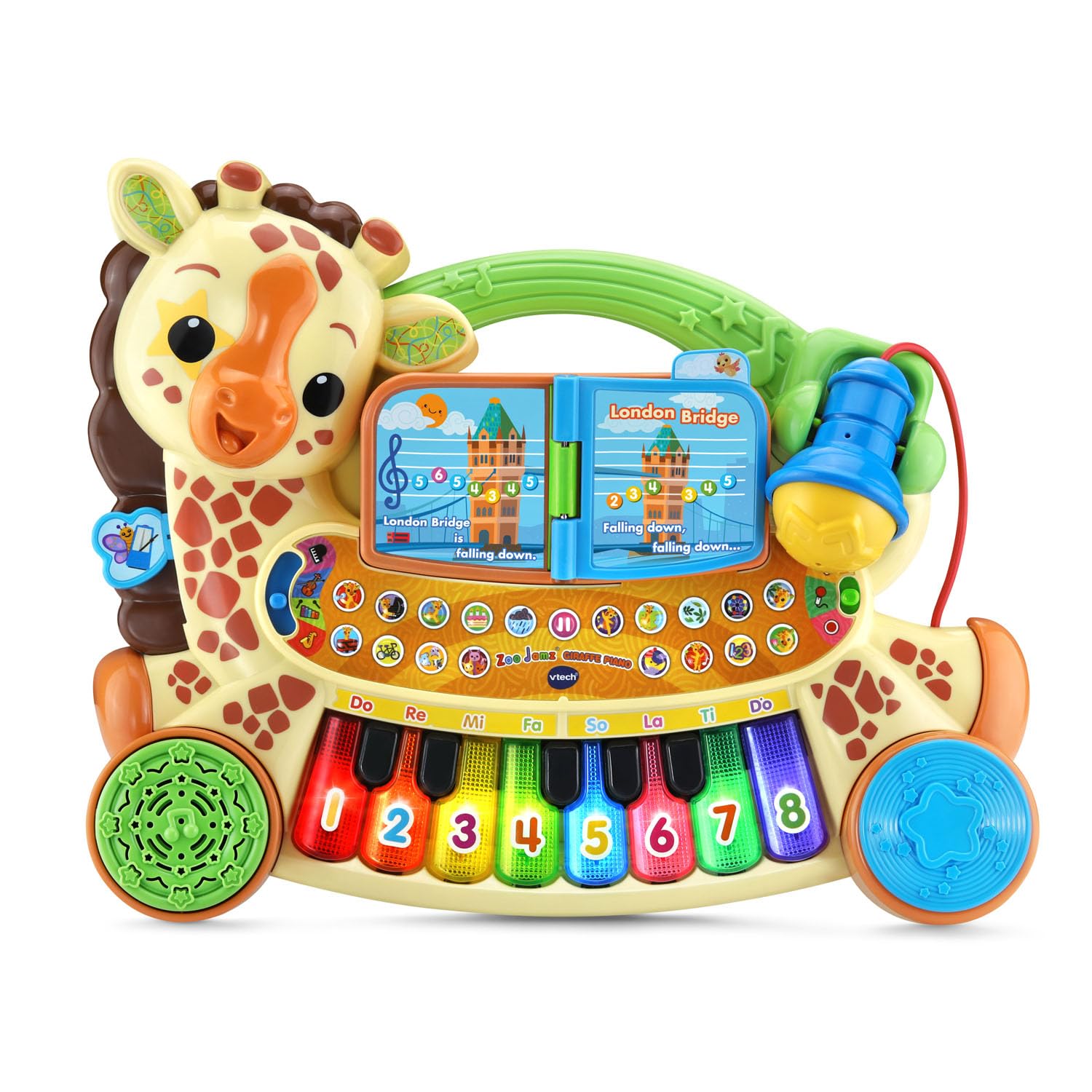 Foto 2 pulgar | Piano De Juguete Vtech Zoo Jamz Giraffe Con 20 Canciones Durante 1,5 A 4 Años - Venta Internacional.