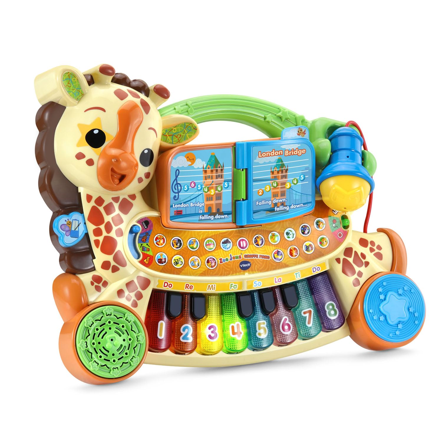 Foto 3 pulgar | Piano De Juguete Vtech Zoo Jamz Giraffe Con 20 Canciones Durante 1,5 A 4 Años - Venta Internacional.