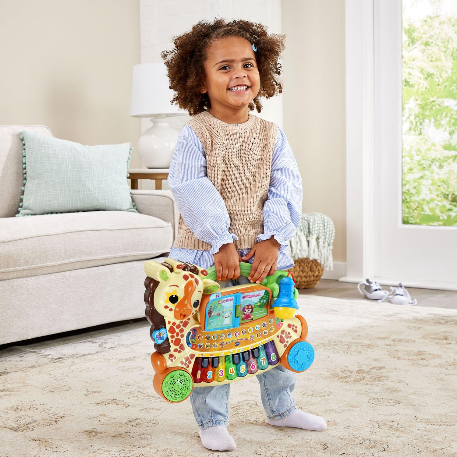 Foto 6 | Piano De Juguete Vtech Zoo Jamz Giraffe Con 20 Canciones Durante 1,5 A 4 Años - Venta Internacional.