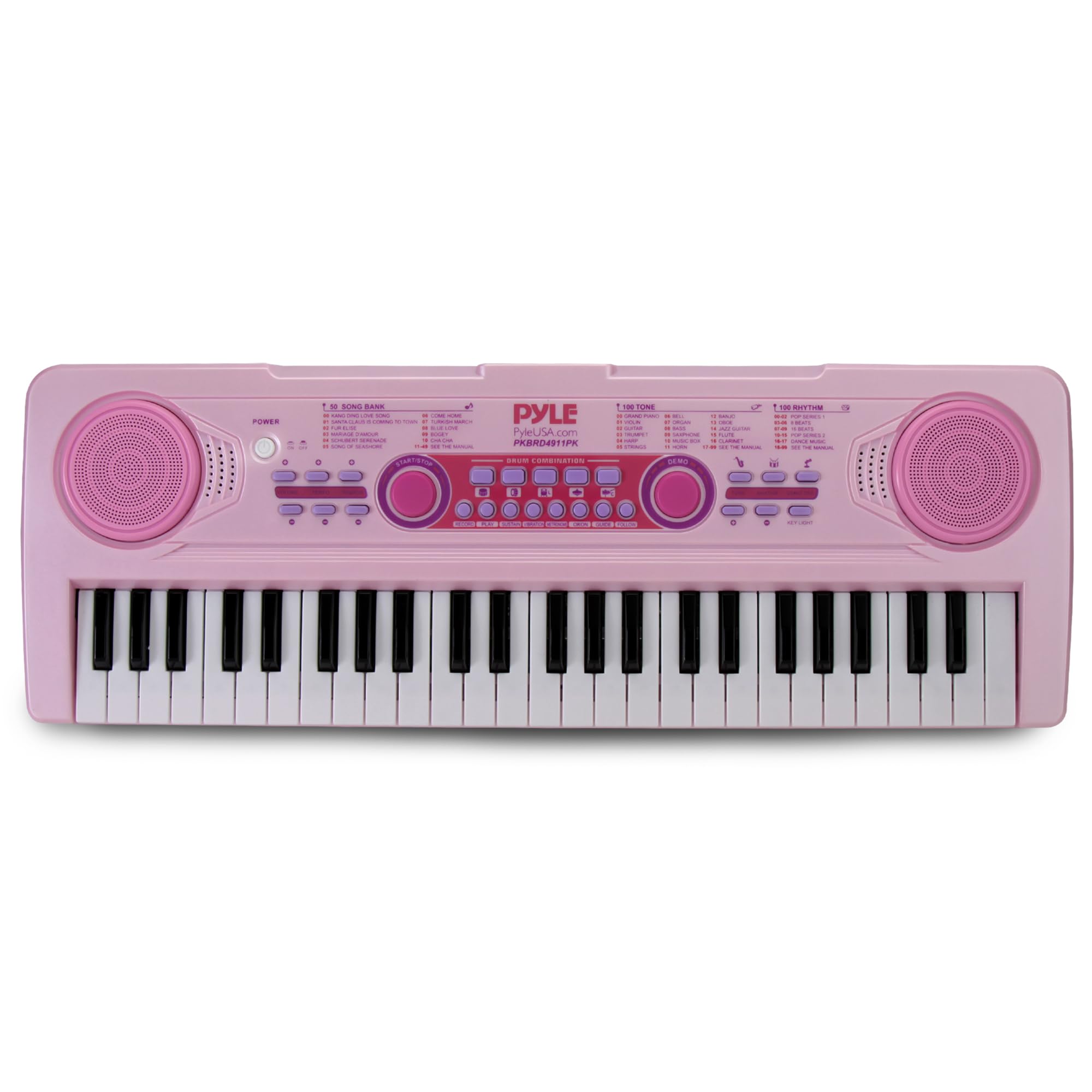 Foto 2 pulgar | Teclado Musical Eléctrico Pyle-pro 49 Teclas Para Niños Rosa - Venta Internacional.