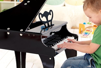 Foto 3 | Piano Hape Happy Grand, Musical De Madera Para Niños Pequeños, Negro - Venta Internacional.