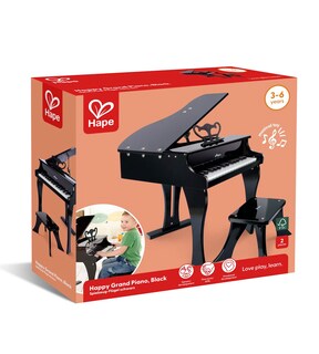 Foto 5 | Piano Hape Happy Grand, Musical De Madera Para Niños Pequeños, Negro - Venta Internacional.
