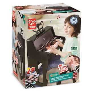 Foto 2 | Piano Hape Learn Con Luces Negras Con Taburete Para Niños - Venta Internacional.
